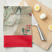 クリスマスクレーン キッチンタオル (四つ折り)