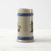 クリスマスクロコダイル ビールジョッキ (中央)