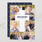 クリスマスクロスフォトコラージュマルチフォトクリスマス (正面/裏面)