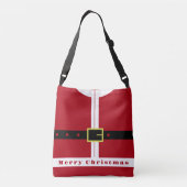 クリスマスクロスボディバッグサンタクロースギフト クロスボディバッグ (裏面)