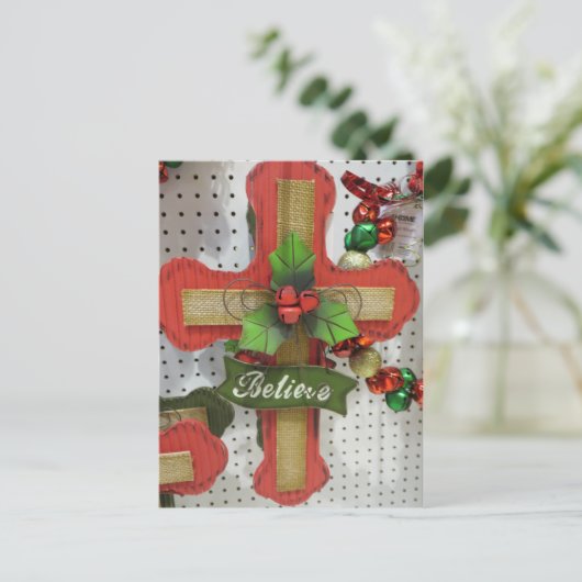 クリスマスクロス シーズンポストカード (スタンド正面)