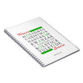 クリスマスクワンザハヌカー至ユレタイド ノートブック (右側)