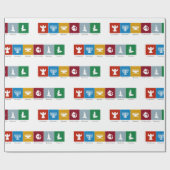 クリスマスクワンザハヌカー至ユレタイド ラッピングペーパー (フラット)