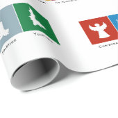 クリスマスクワンザハヌカー至ユレタイド ラッピングペーパー (ロールコーナー)