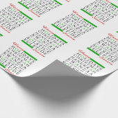 クリスマスクワンザハヌカー至ユレタイド ラッピングペーパー (角)