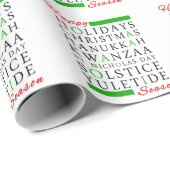 クリスマスクワンザハヌカー至ユレタイド ラッピングペーパー (ロールコーナー)