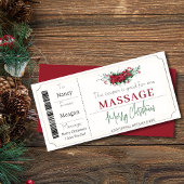 クリスマスクーポンギフト券テンプレート シーズンカード