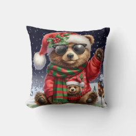 クリスマスクールベア クッション