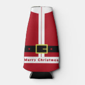 クリスマスクールボトルサンタギフト ボトルクーラー (正面)