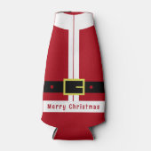 クリスマスクールボトルサンタクロースギフト ボトルクーラー (正面)