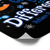 クリスマスクール – 自閉症違う意識 ポスター (角)