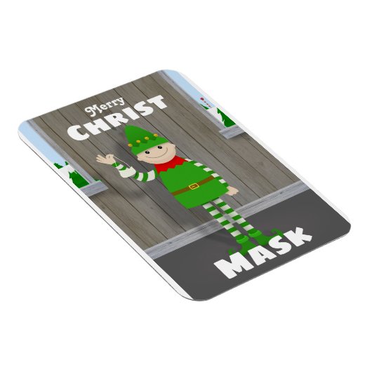 クリスマスク マグネット (右側)