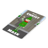 クリスマスク マグネット (左側)