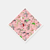 クリスマスグイタリアンレイハウンドドッグナプキン スタンダードカクテルナプキン (角)