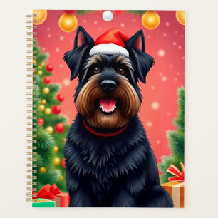 🎁クリスマスグッズの犬サンタ帽子プランナー クリスマスプレゼント ✨ プランナー手帳