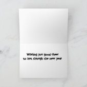 クリスマスグッド応援の「隣人」へ! シーズンカード (内部)