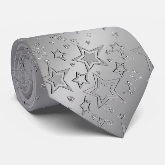 クリスマスグラデーショングリッターシャイン紙吹雪スターフー ネクタイ (ロール)