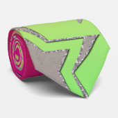 クリスマスグラデーショングリッターシャイン紙吹雪スターフー ネクタイ (ロール)