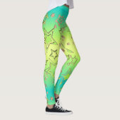 クリスマスグラデーショングリッターシャイン紙吹雪スターフー レギンス (右)