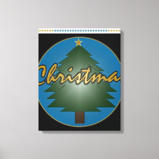 クリスマスグラフィックス キャンバスプリント (正面)