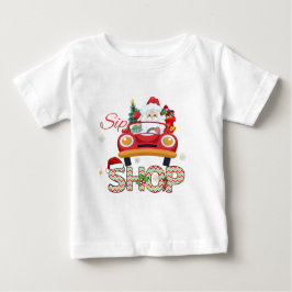 クリスマスグラフィックティー ベビーTシャツ
