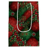 クリスマスグランジホリー ミディアムペーパーバッグ (裏面)