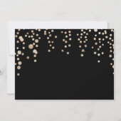 クリスマスグリッターカクテルパーティー 招待状 (裏面)