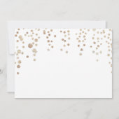 クリスマスグリッターカクテルパーティー 招待状 (裏面)