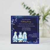 クリスマスグリッタースリーワイズメンホリデーパーティー 招待状 (スタンド正面)