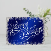 クリスマスグリッツ 箔招待状 (立ち正面)