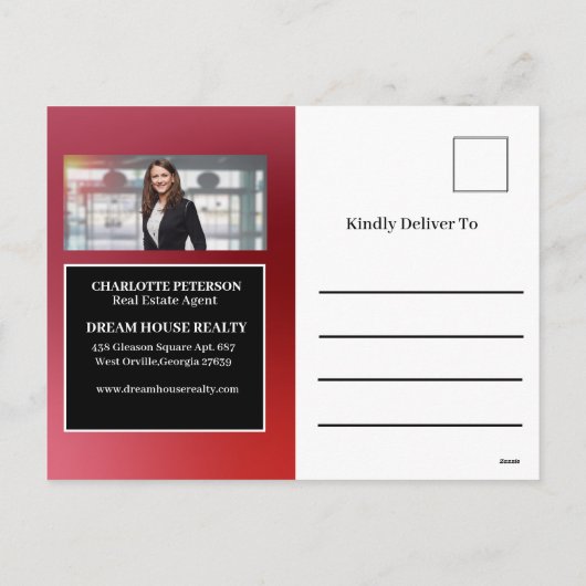 クリスマスグリーズ実在エステートエージェント農業 シーズンポストカード (裏面)