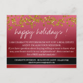 クリスマスグリーズ実在エステートエージェント農業 シーズンポストカード (正面)