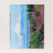 クリスマスグリーツケニア山イリアムナアラスカ ジグソーパズル (縦)