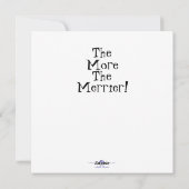 クリスマスグリーティメリーングカードが増える シーズンカード (裏面)