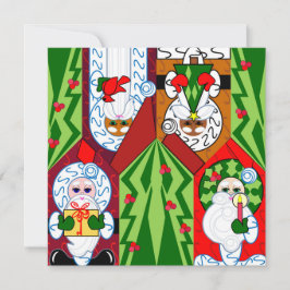 クリスマスグリーティメリーングカードが増える シーズンカード