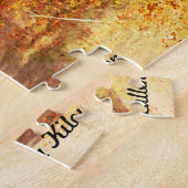 クリスマスグリーティングイエローボグキルクリレン ジグソーパズル (側面)