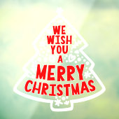 クリスマスグリーティングウィンドウデカール ウィンドウサイン (シート3)