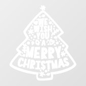 クリスマスグリーティングウィンドウデカール ウィンドウサイン (シート)