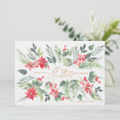 クリスマスグリーティングウォーターカラーカード シーズンカード (スタンド正面)