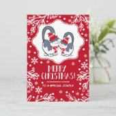 クリスマスグリーティングカードで特別なカップルへ シーズンカード (スタンド正面)