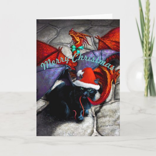 クリスマスグリーティングカードに引きずり込むカタバト シーズンカード (正面)