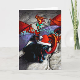 クリスマスグリーティングカードに引きずり込むカタバト シーズンカード