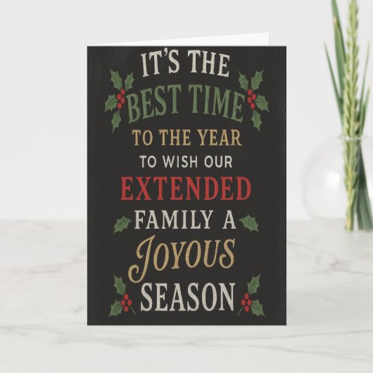 クリスマスグリーティングカードの裏側 カード (正面)