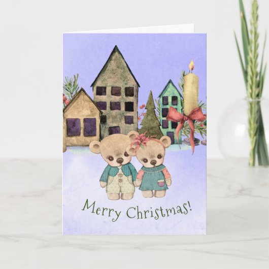 クリスマスグリーティングカードを発行 シーズンカード (正面)