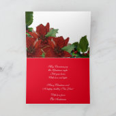 クリスマスグリーティングカードフローラ シーズンカード (内部)