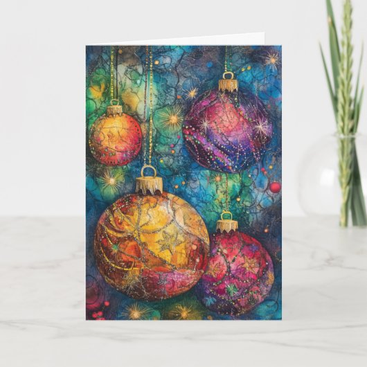 クリスマスグリーティングカードボーブル サンキューカード (正面)