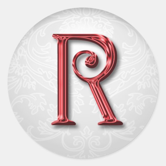 クリスマスグリーティングカード封筒シール ラウンドシール (正面)