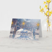 クリスマスグリーティングカード美しい カード (黄色い花)