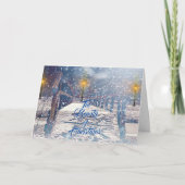 クリスマスグリーティングカード美しい カード (正面)