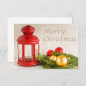 クリスマスグリーティングカード (正面/裏面)